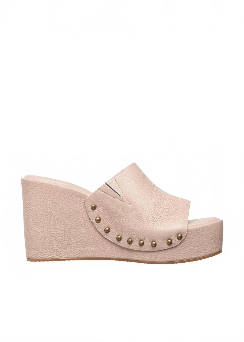 NEW ANTELOPE women's aria wedge sandal in blush